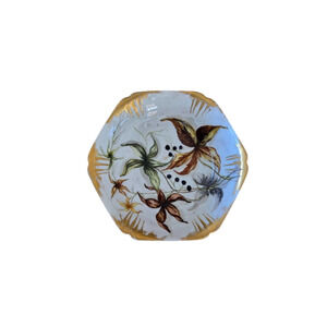 Antique Limoges CFH GDM Floral Porcelain Dish